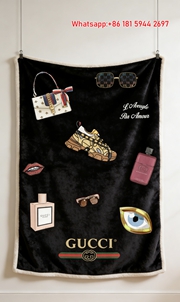 Gucci Luxury Icon Flannel Blanket Wall Hanging throw blanket IMG_2427